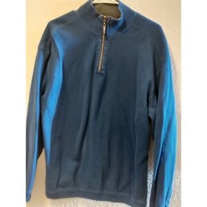 Tommy Bahama Quarter zip, fleece lined pullover , resort, luxury, size large